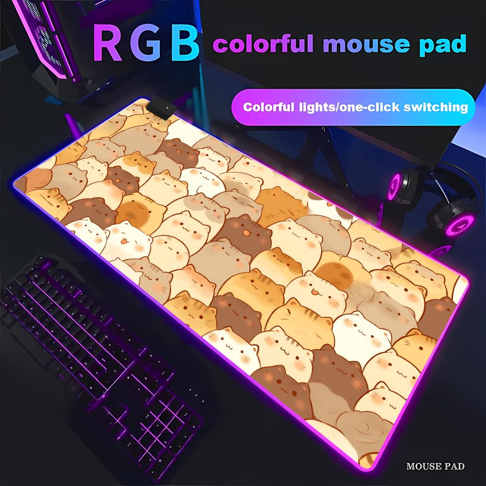 Mouse Pad Extended Rgb - Mouse Pad Grande HYBXAXC com Design