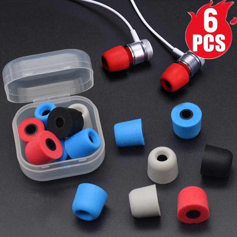 Sound Dampening Foam - 1-6 pares de fones de ouvido