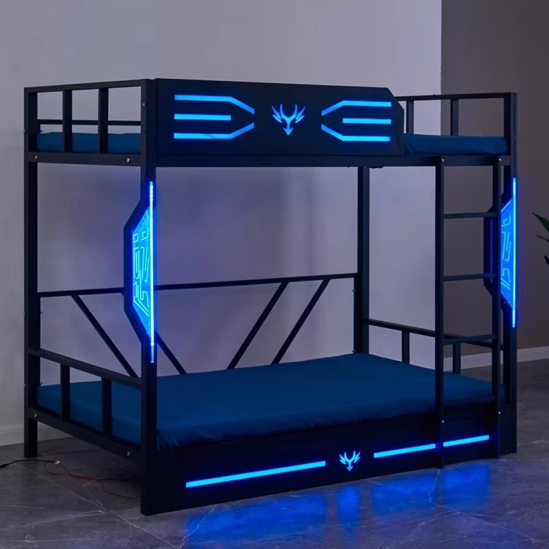 Esports Gaming Bed - Cama de Metal Dupla Camada para