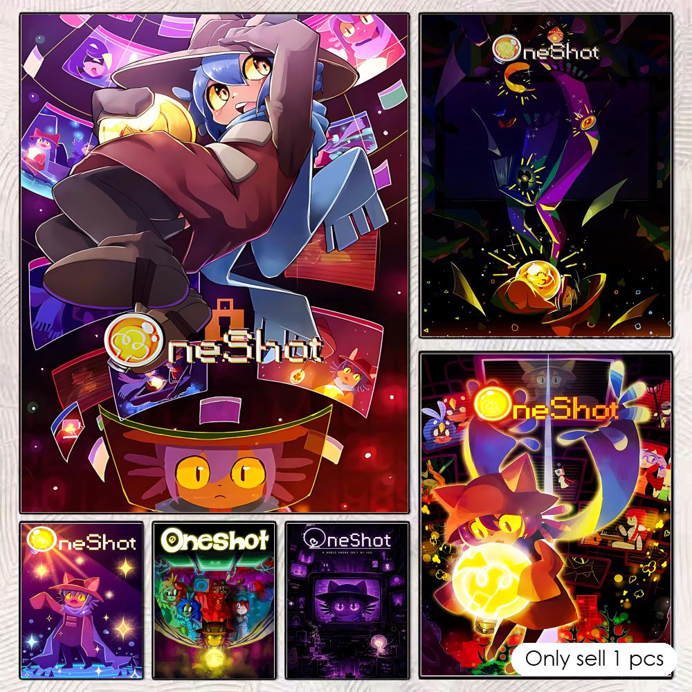 Esports And Gaming Lounge - Puzzle Game O-OneShotS Poster de arte