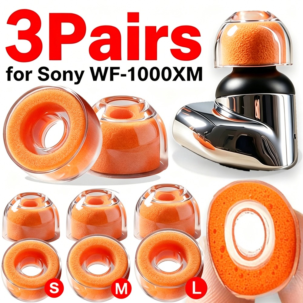 Sound Dampening Foam - 1-3 Pares de Pontas de Ouvido