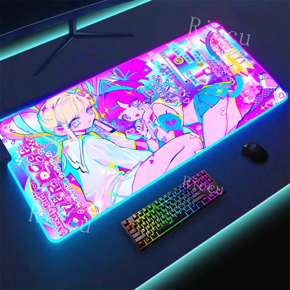 Esports Gaming Companies - RGB HD Needy Girl Overdose MousePad