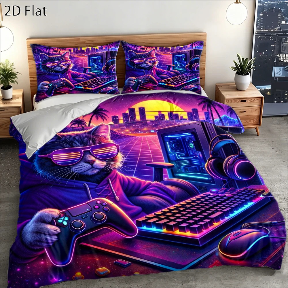 Conjunto de Capa de Edredom Cy - Esports Gaming Bed avaliação e preço