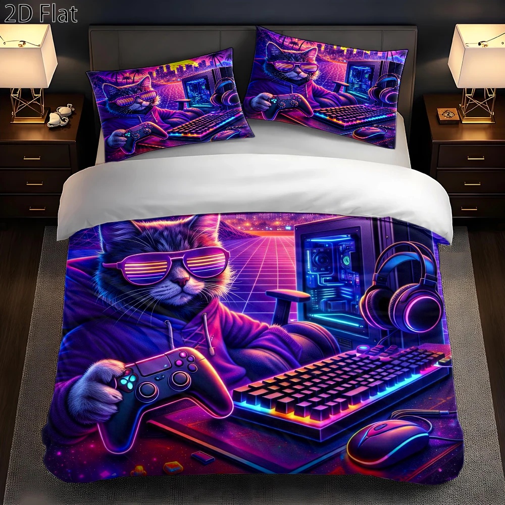 Conjunto de Capa de Edredom Cy - Esports Gaming Bed avaliação e preço