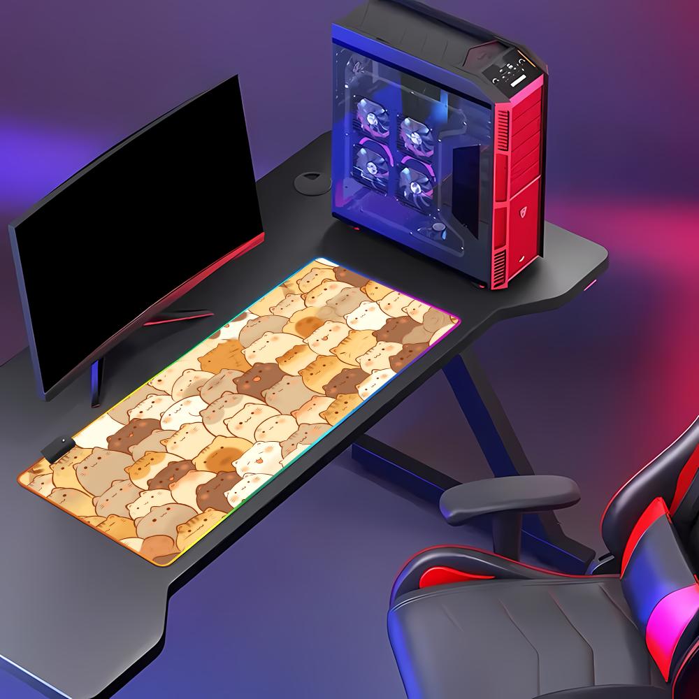 Mouse Pad Grande HYBXAXC com D - Mouse Pad Extended Rgb avaliação e preço