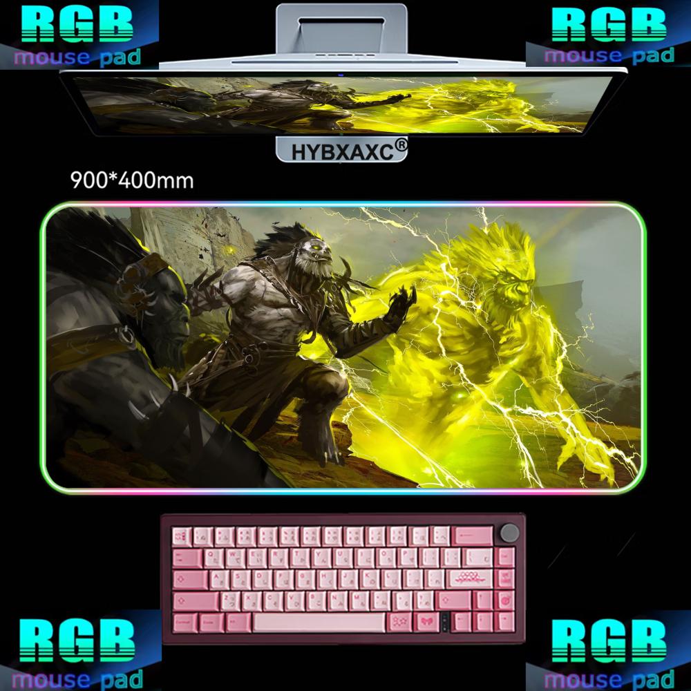 Mouse Pad RGB LED HD Guild War - Mouse Pad Extended Rgb avaliação e preço