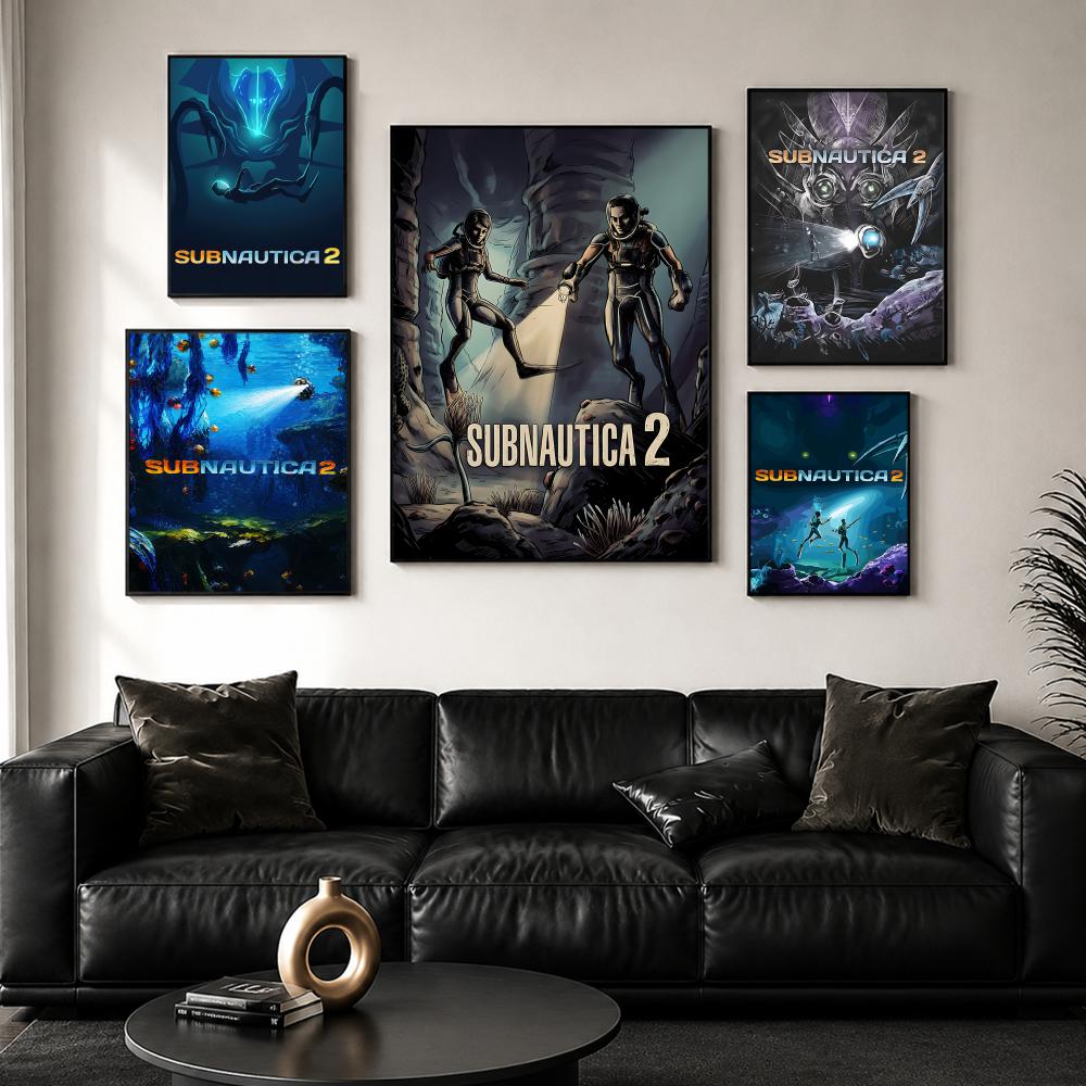 S-SubnauticaS 2 Poster HD Deco - Esports And Gaming Lounge avaliação e preço