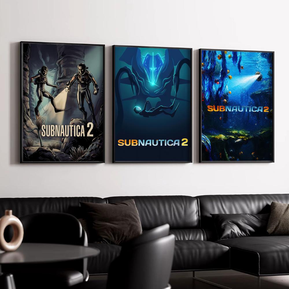 S-SubnauticaS 2 Poster HD Deco - Esports And Gaming Lounge avaliação e preço