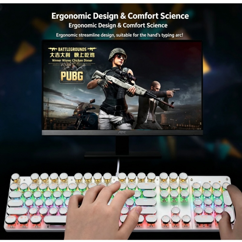 Teclado Mecânico HJK920 Steam  - Esports And Gaming Lounge avaliação e preço