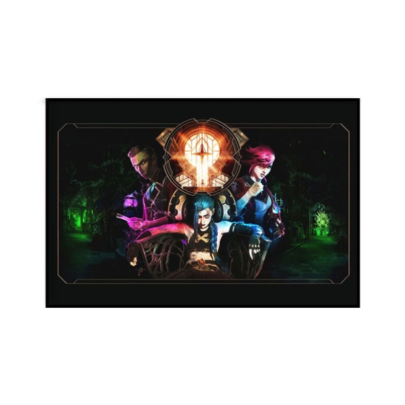 Pôster Arcane Jinx Close-Up em - Esports Gaming Room avaliação e preço
