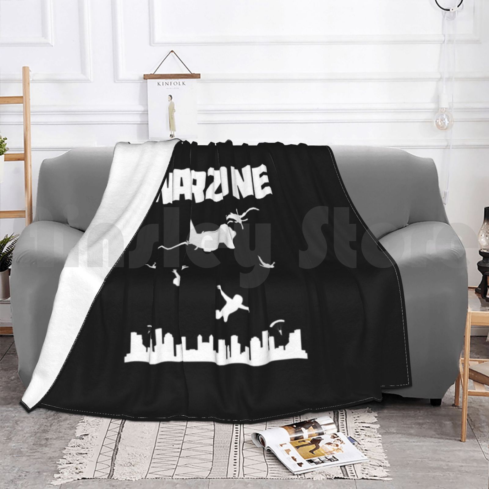 Warzone cobertor para sofá cam - Esports Gaming Bed avaliação e preço