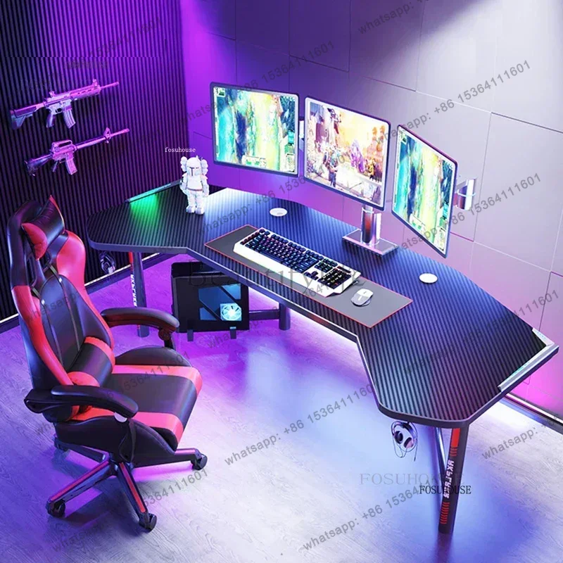 Mesa de computador branca, móv - Esports Gaming Furniture avaliação e preço
