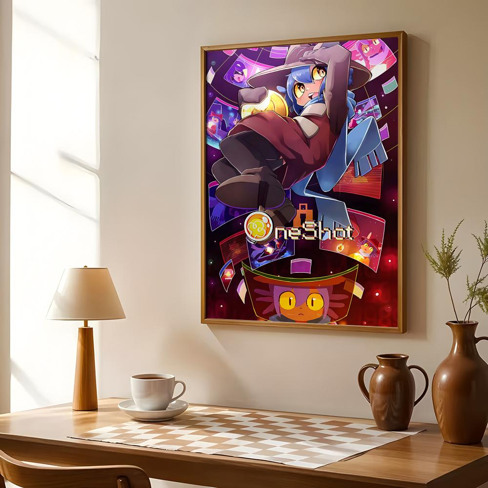Puzzle Game O-OneShotS Poster  - Esports And Gaming Lounge avaliação e preço