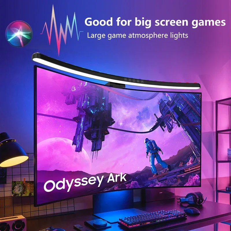 60cm tela rgb luzes penduradas - Esports Gaming Bed avaliação e preço