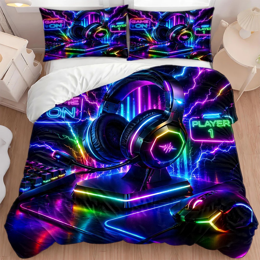 Conjunto de Capa de Edredom co - Esports Gaming Bed avaliação e preço