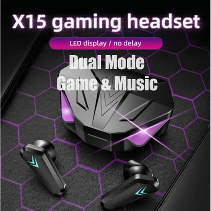 Novo x15 tws fones de ouvido b - Esports Gaming Monitor avaliação e preço