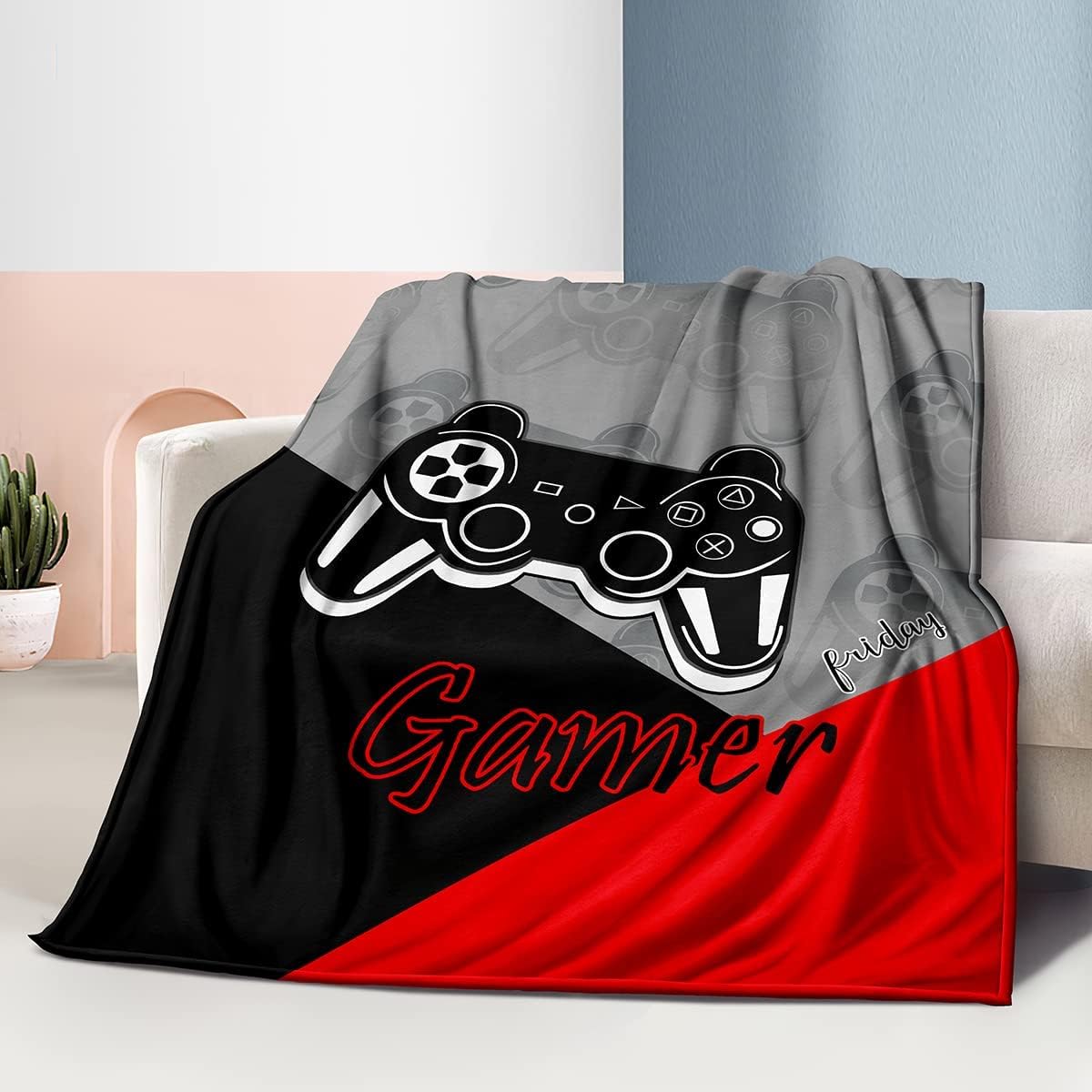 Cobertor de lã para jogos enor - Esports Gaming Bed avaliação e preço