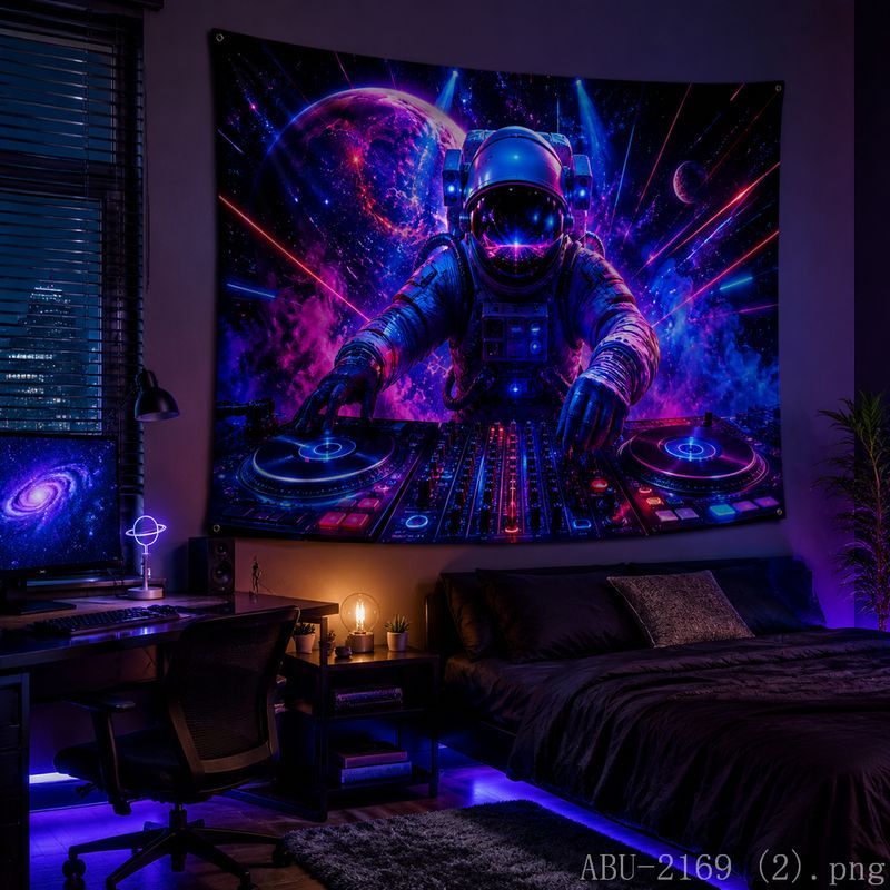 Tapeçaria Espacial de Astronau - Esports Gaming Room avaliação e preço
